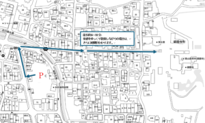 銀閣寺観光駐車場から銀閣寺は徒歩で6~10分程です。